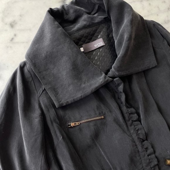 MYNE Lightweight Zippered Jacket - Picture 8 of 14